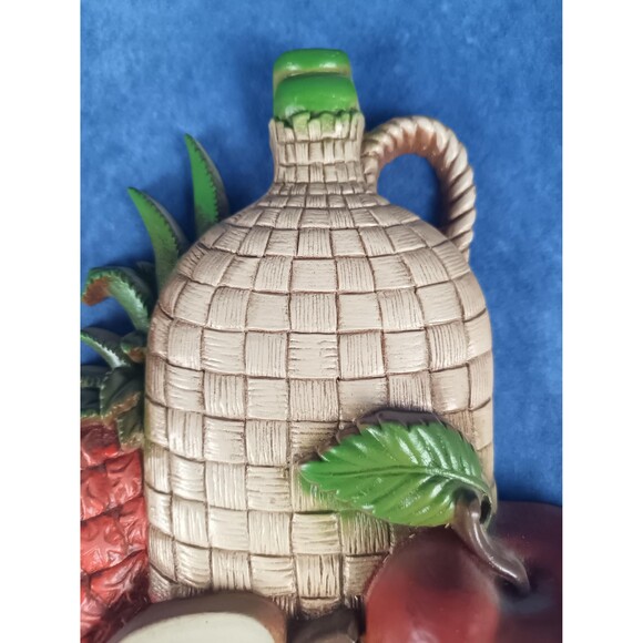 1973 Burwood New Haven Kitchen Wall Hanging Set Of 2 Wine Cheese Decor Wall Art - Picture 8 of 10